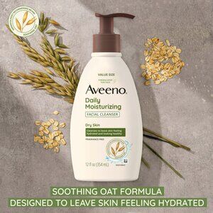 💮3/$15💮 Aveeno Daily Moisturizing Facial Cleanser Dry Skin